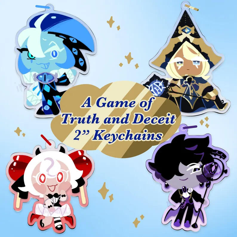 Cookie Run acrylic charms