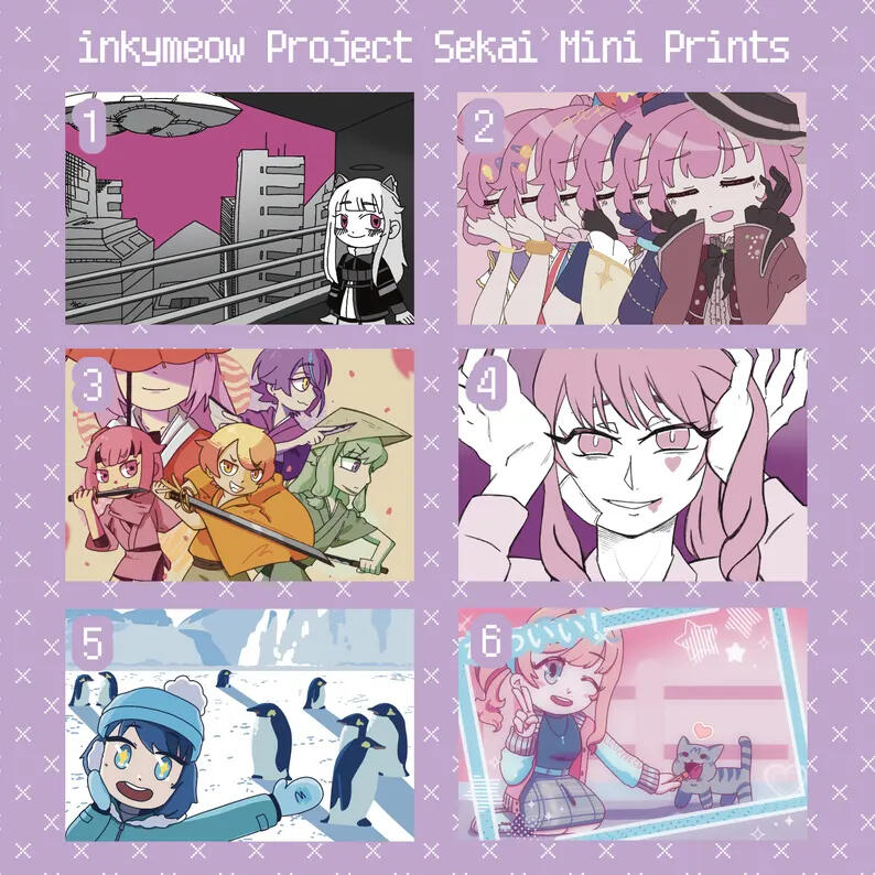 Project Sekai inspired prints